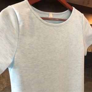 Pink Blush - Maternity Dress - Short Sleeve Sweater Dress With Lining